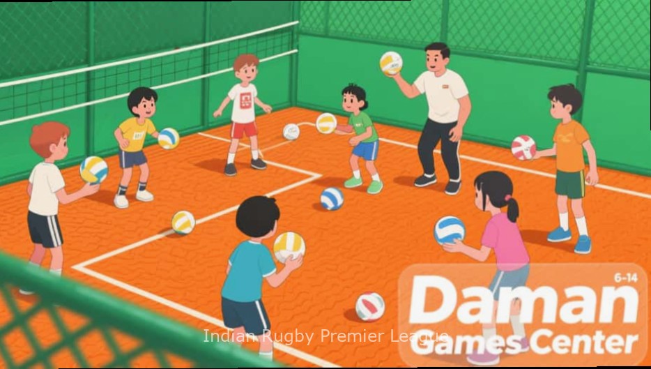 Indian Rugby Premier League - Gameplay Action Indian Rugby Premier League gameplay showing a player attempting a try